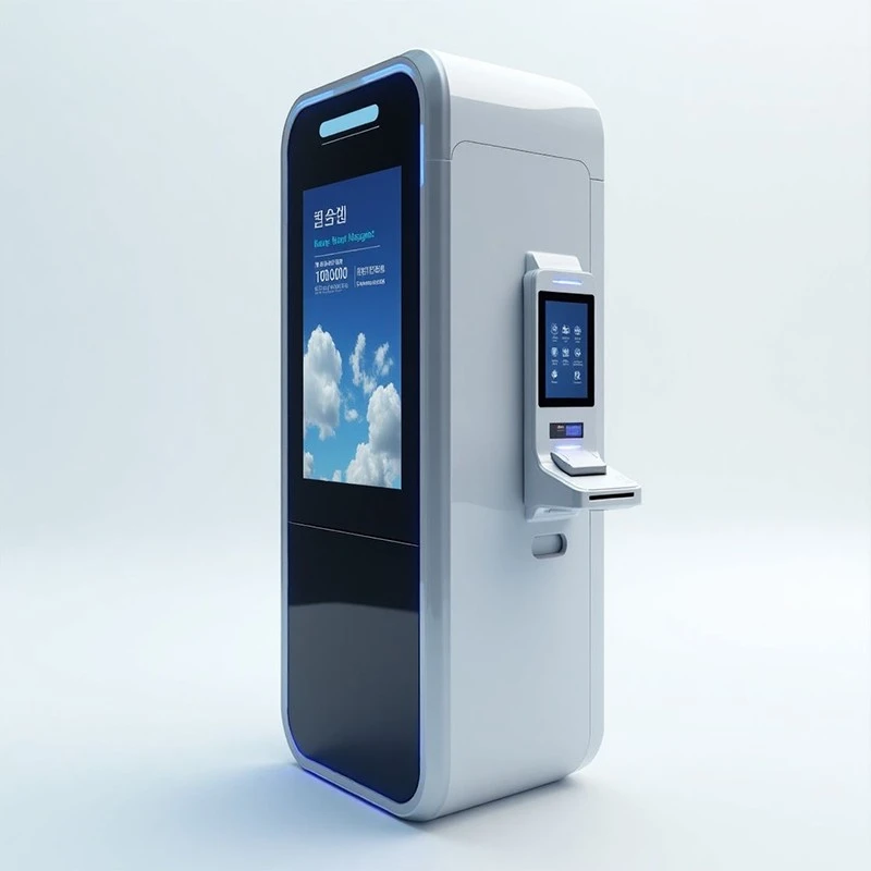 Android bohlale tšebeletso touchscreen bontshiweng kiosk .