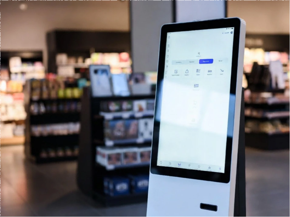 Touchscreen Monitor Kiosk e ntlafatsa mabenkele a tirišano